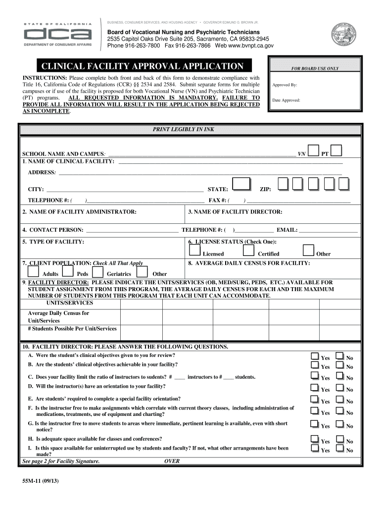 Bvnpt Faculty Approval Form