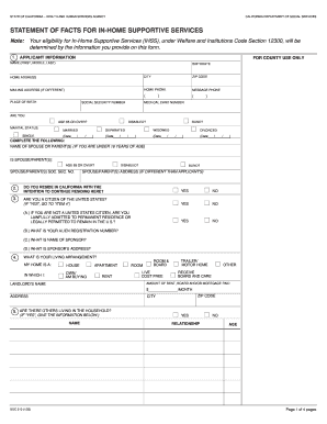 California Department of Social Services Forms