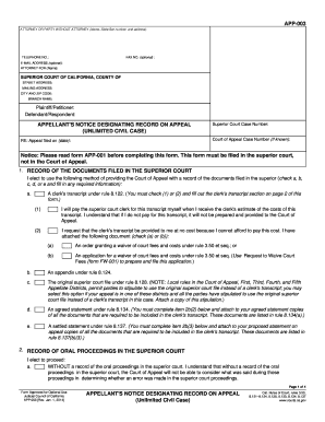 App 003 Fillable Form