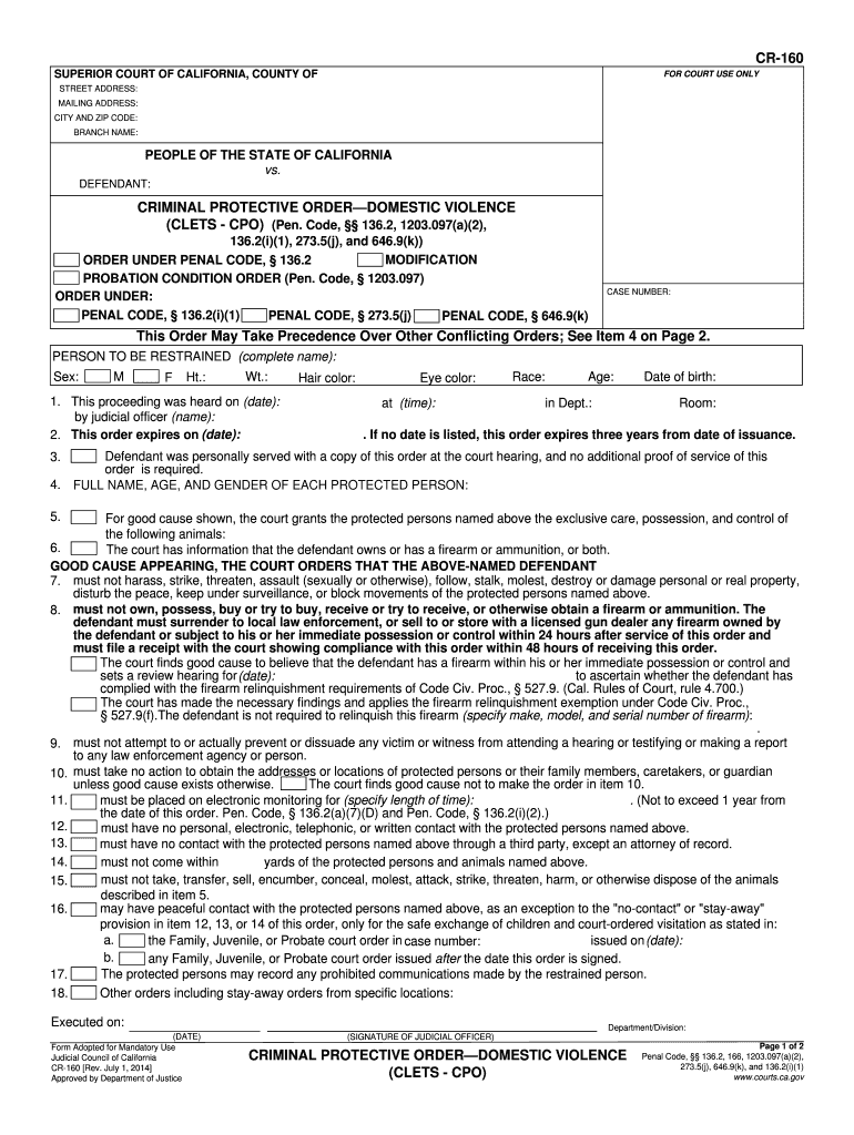  Child Domestic Abuse Document Form 2019