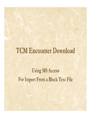 TCM Encounter Download Dhcs Ca  Form
