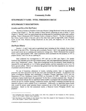 Intel Comm Profile Envirostor Dtsc Ca  Form