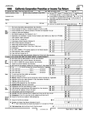 California Form 100