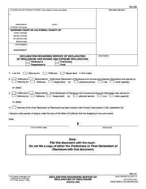 FL 141 ATTORNEY or PARTY WITHOUT ATTORNEY Name, State Bar Number, and Address for COURT USE ONLY to Keep Other People from Seein  Form