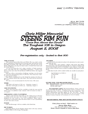 Steens Rim Run Steens Run Blm  Form