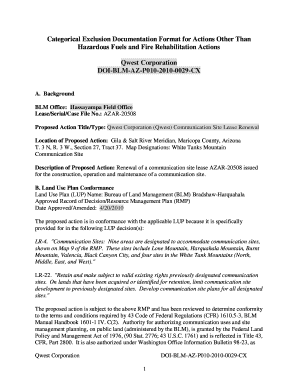 BLM Office Hassayampa Field Office Blm  Form