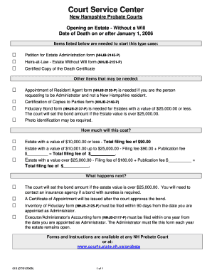 010 Any Estate DOD on or After 11 No Will  Form