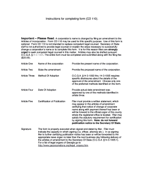 Cd 110 Full Form