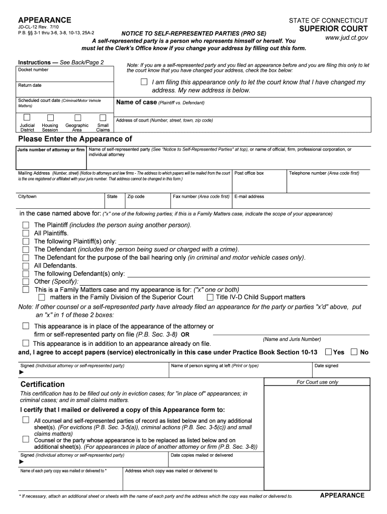 For Criminal and Motor Vehicle Cases Mail or Deliver a Copy of the Appearance to the Prosecutor, Fill Out the Certification at B  Form