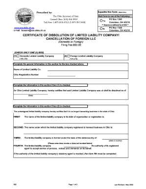 Printable Llc Application Form