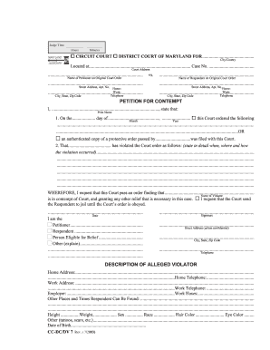 ##CC Dv7 Vp Petition for Contempt  Form