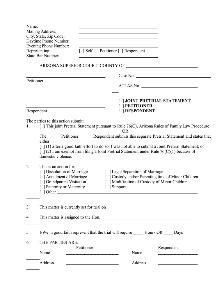 PDF Forms for the State of Arizona