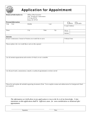 Governor&#039;s Application Idaho State Independent Living Council Silc Idaho  Form