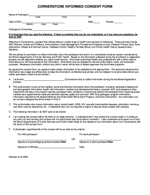 Illinois Cornerstone Informed Consent Form