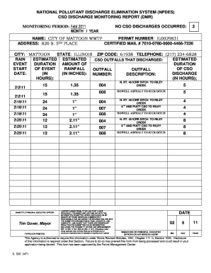 CSO FEB PDF City of Mattoon, Illinois State of Illinois Mattoon Illinois  Form