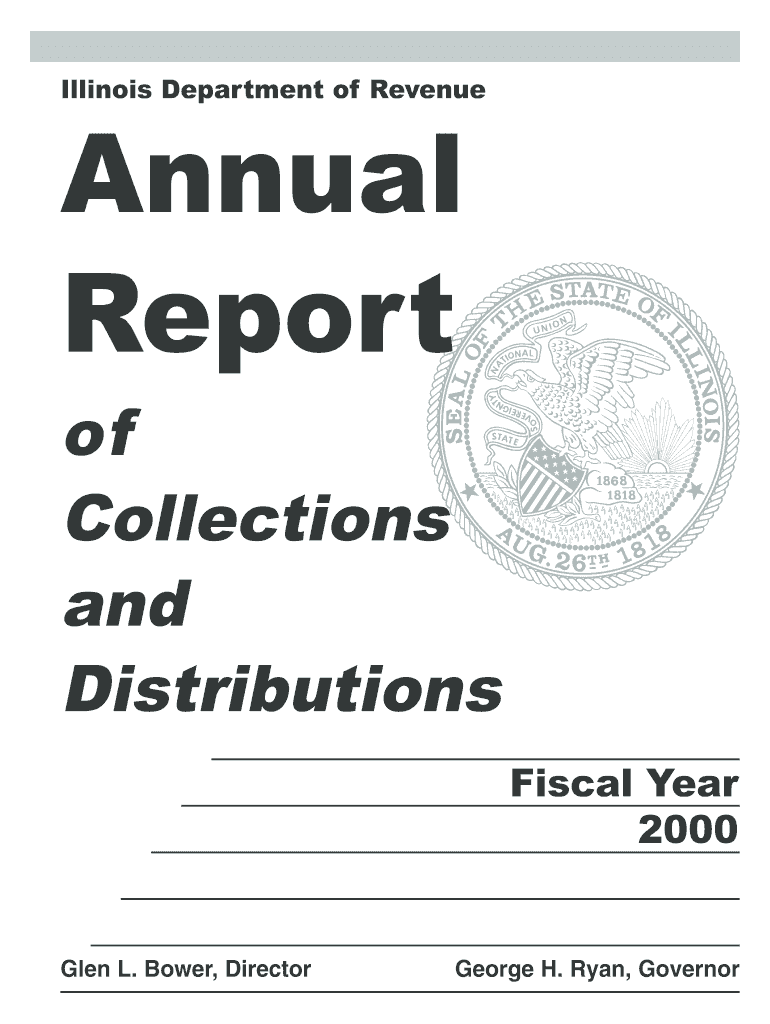 Of Collections and Distributions Illinois Department of Revenue Tax Illinois  Form