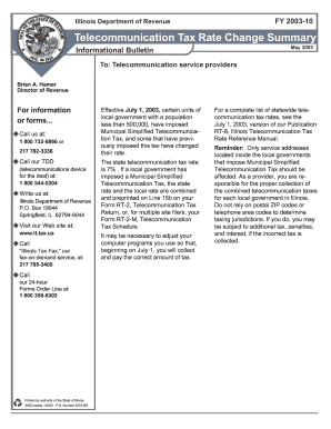 FY 10 Illinois Department of Revenue State of Illinois Tax Illinois  Form