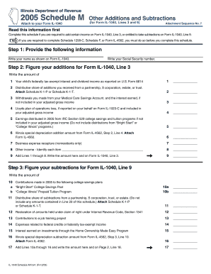 Schedule M Income Tax Individual  Form