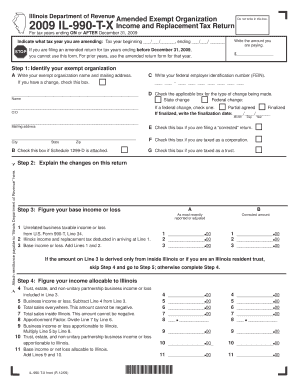 IL990 T X Tax Illinois  Form