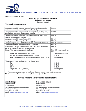 FEES to BE CHARGED Materials Request Form 1 6 11 DOC Www2 Illinois