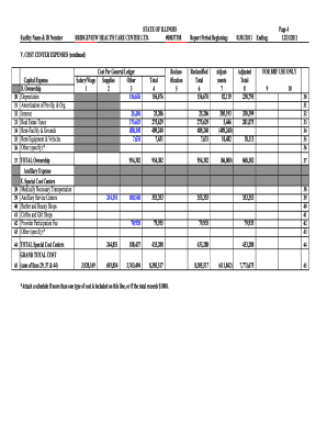 STATE of ILLINOIS Page 4 Facility Name &amp; ID Number BRIDGEVIEW Www2 Illinois  Form