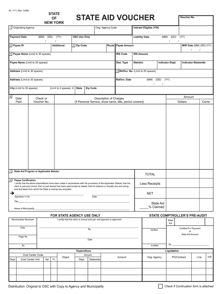  Aid Voucher 1996-2024