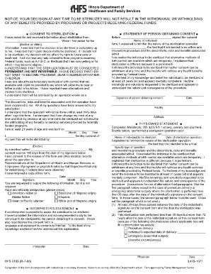 What is a Hfs 2189 Form