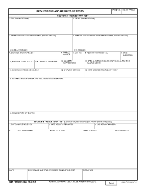 Dd Form 1222 Fillable