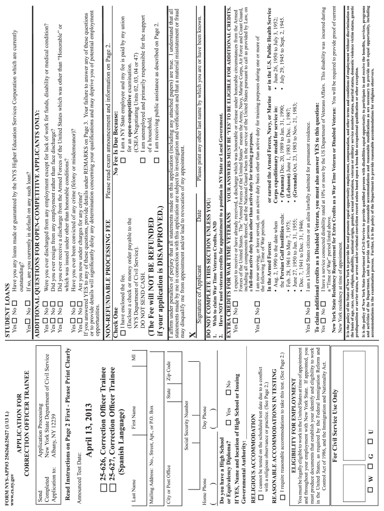  Tax Auditor Trainee 1 2013-2024