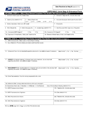 Nalc Fillable Ps 8190 Form