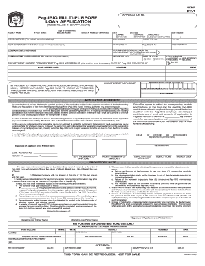 Pag Ibig Loan Form - Fill Out and Sign Printable PDF Template | signNow