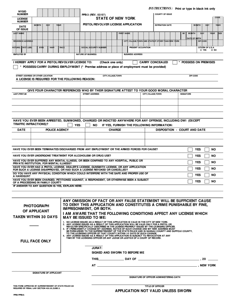  Pistol Permit Schoharie County Ny Form 2017