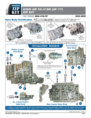 U440e Valve Body PDF  Form