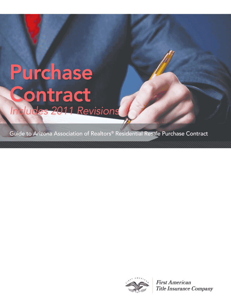 Guide to Arizona Association of Realtors Residential Resale Purchase Contract Form