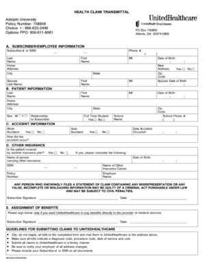 Form 2583 Choices Information Transmittal