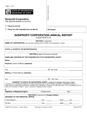 Nm Public Regulation Commisiondomestic Nonprofit Corporation File Electronic Report  Form