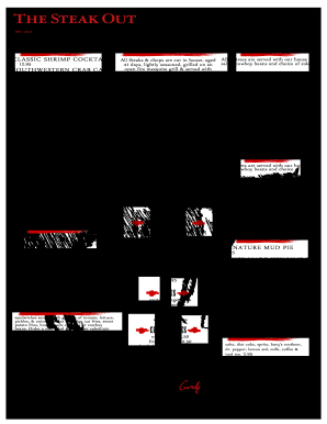 Pdfiller Restaurnht  Form