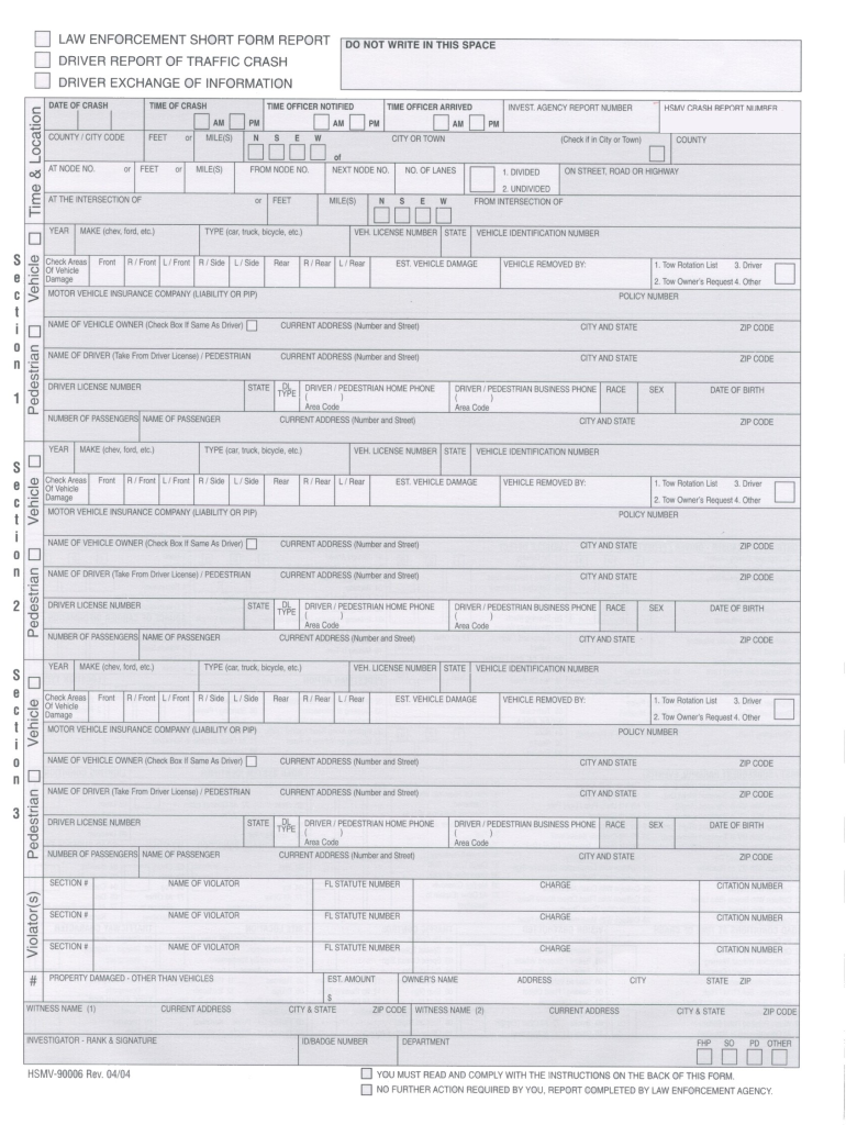 Hsmv 90006 Form PDF