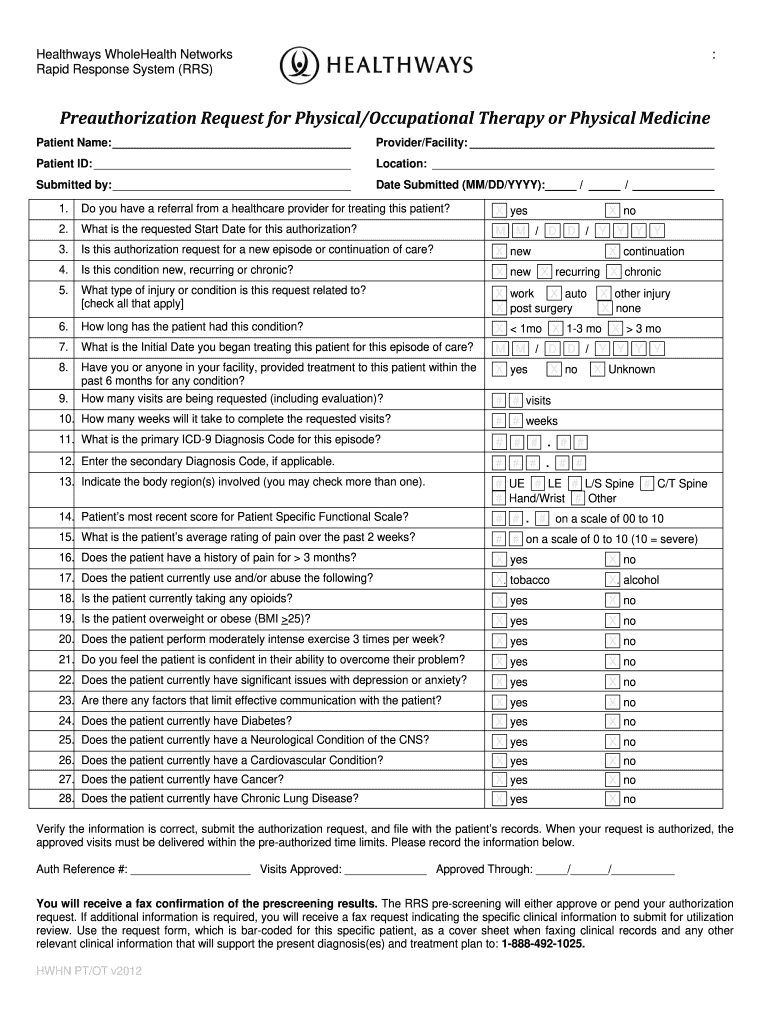  Helathways Pt Auth Form 2012