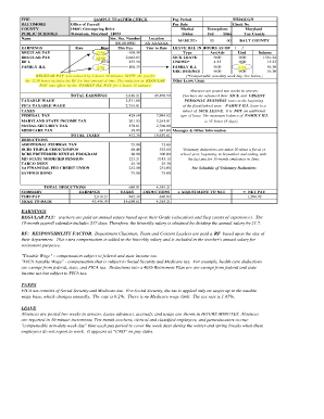 Teacher Sample Paycheck Form