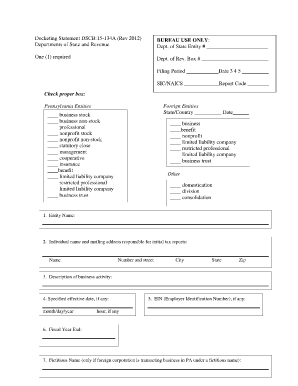 I 134a Form PDF