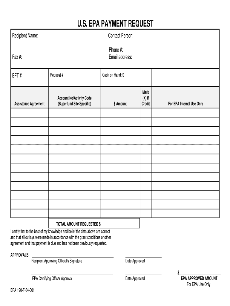 190 F 04 001  Form