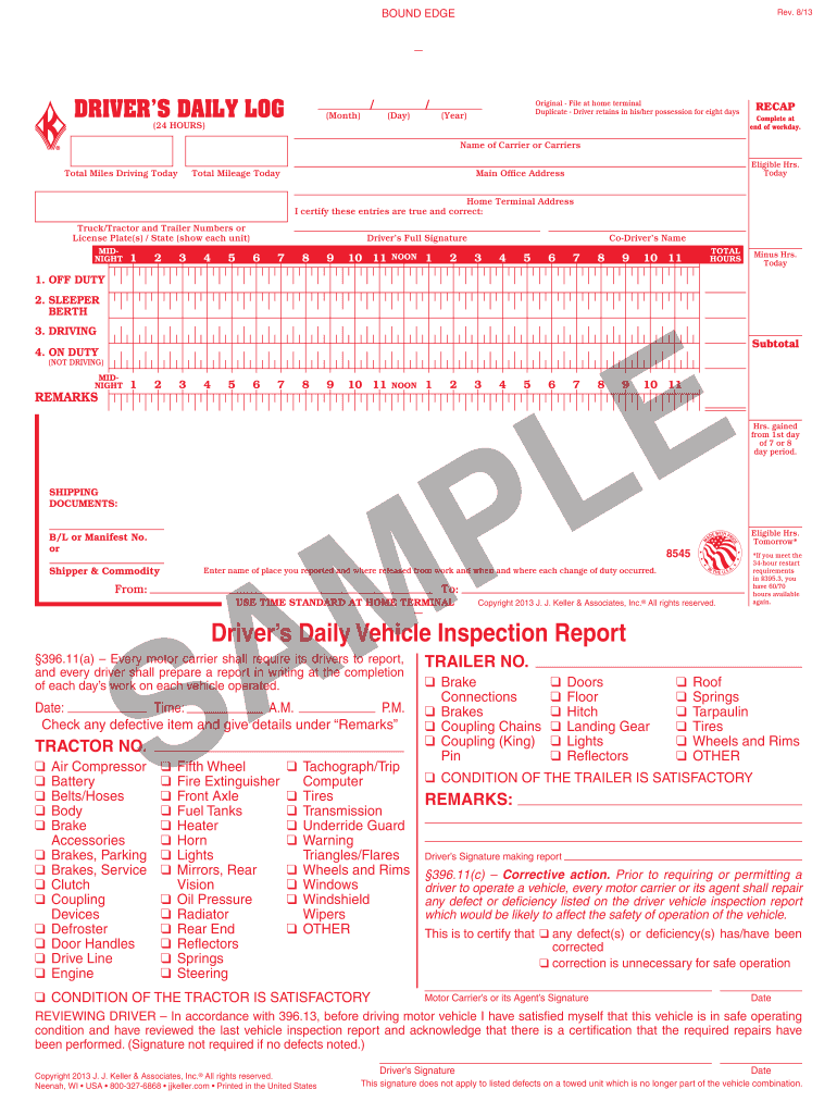 Get and Sign Driver Daily Log Sheet PDF  Form