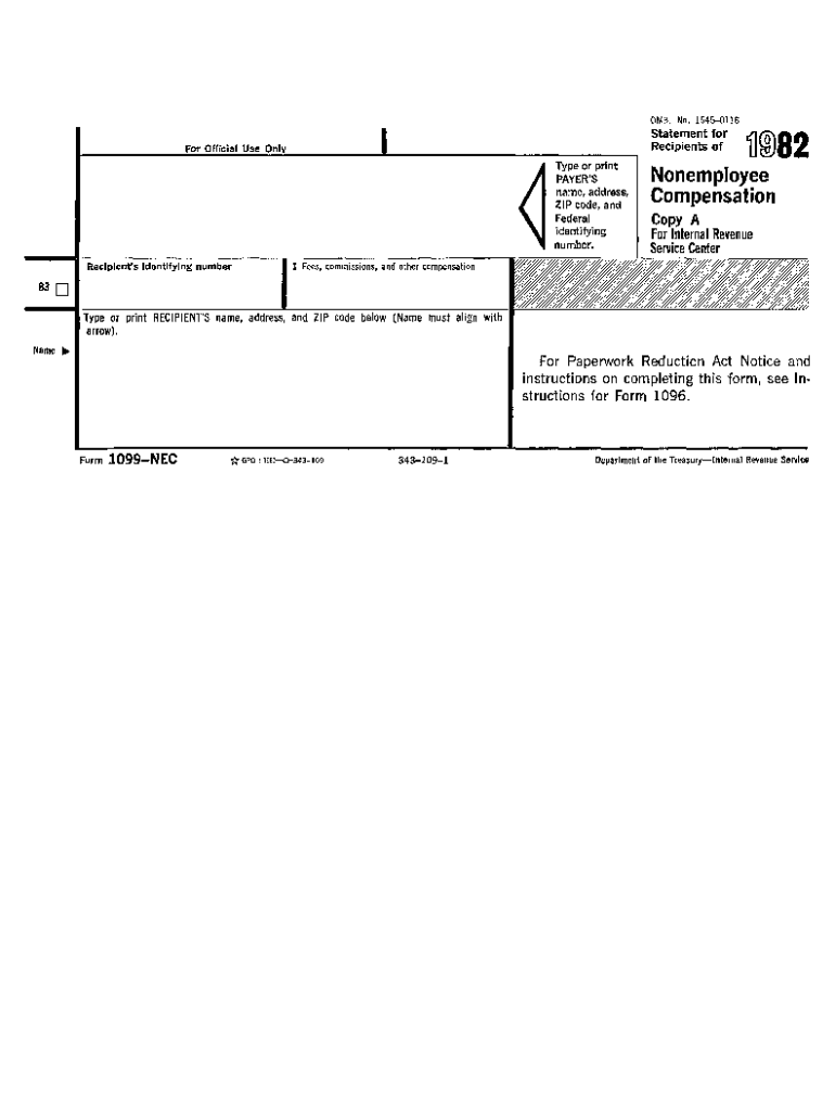 Fillable 1099 Nec Form