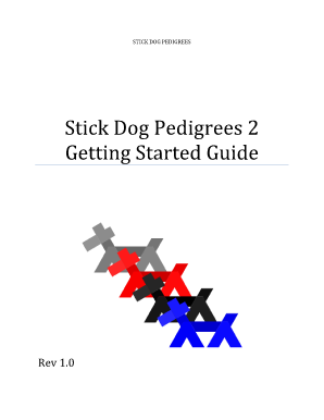 Stick Dog Pedigrees 2 Getting Started Guide Breeding Better Dogs  Form