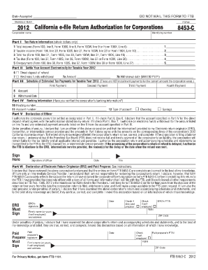  Form 8453 C California 2020
