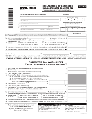 Nyc 5ubti Form