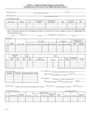 Asme R 1 Report Form