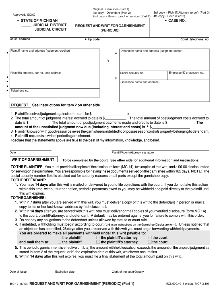 Calif Mc 12 Form