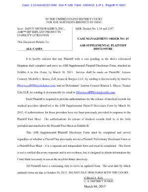 Mdl 2197  Form